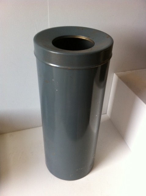 ASHTRAY BIN, Office Lobby Bin - Grey